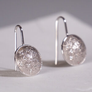 White Gold Earrings with Diamonds