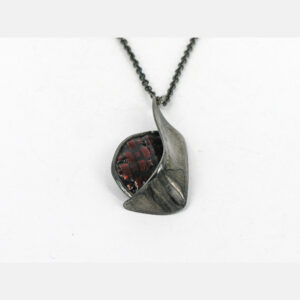 Silver Oxidized Necklace