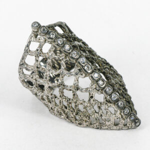 Oxidized Ring in Silver 925