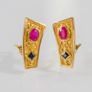 Byzantine Yellow Gold (750) Earrings