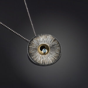 Necklace in Silver 925 with Yellow Gold 750 (18K)
