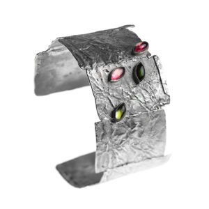 925 Silver Bracelet with Tourmaline Stones