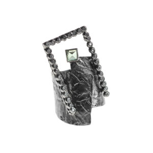 925 Silver Ring with Peridot