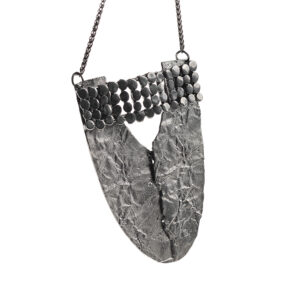Silver Oxidized Necklace