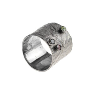 Ring in 925 Oxidized Silver