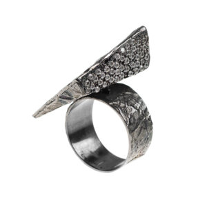 925 Silver Oxidized Ring