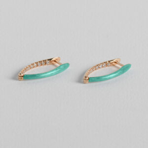 EARRINGS IN PINK GOLD