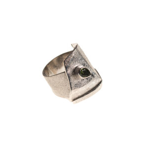Silver Ring with mineral stone
